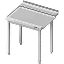 Stół wyładowczy(L), bez półki do zmywarki SILANOS 1000x730x900 mm spawany