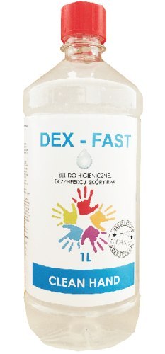 Żel do higienicznej dezynfekcji skóry rąk Dex-Fast | 1 litr | od ręki Resto Quality