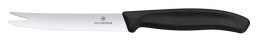 Victorinox Swiss Classic Nóż do sera i kiełbasy, ostrze ząbkowane, 110mm, czarny Hendi