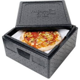 Pojemnik termoizolacyjny do pizzy, czarny, V 32 l Thermo Future Box