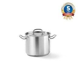 Garnek wysoki Kitchen Line z pokrywką 13,5 l; śr. 280 x 220 h Hendi