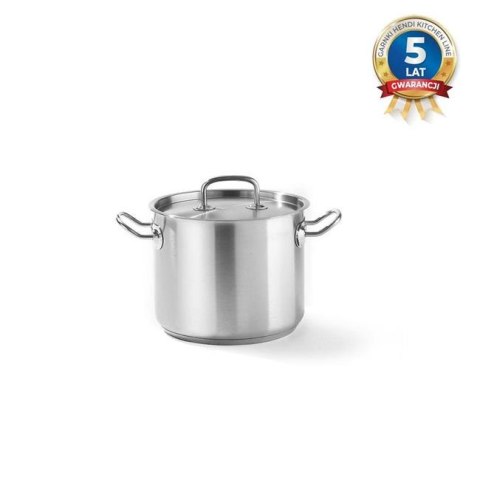 Garnek wysoki Kitchen Line z pokrywką 2,8 l; śr. 160 x 140 h Hendi