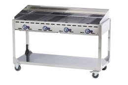 Grill gazowy Green Fire Profi Line 4-palnikowy 149614 Hendi