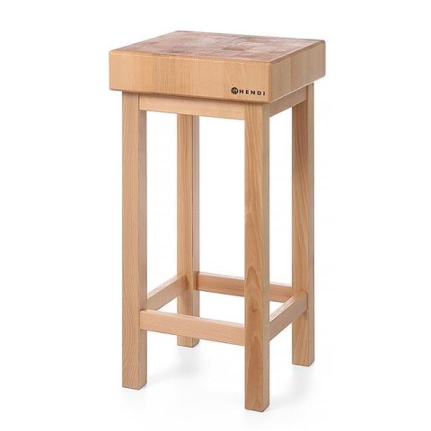 Kloc masarski drewniany na podstawie drewnianej 400x150 Hendi Kloc masarski drewniany na podstawie drewnianej 400x150 Hendi