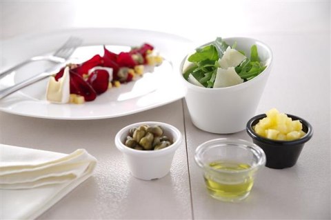 Miseczka ramekin 45 ml, zestaw 12 szt. czarna Hendi Miseczka ramekin 45 ml, zestaw 12 szt. czarna Hendi