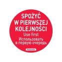 Naklejka food safety - „spożyć w pierwszej kolejności" Hendi