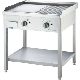 Płyta grillowa elektryczna, wolnostojąca, gładko-ryflowana P 8.1 kW, U 400 V Stalgast