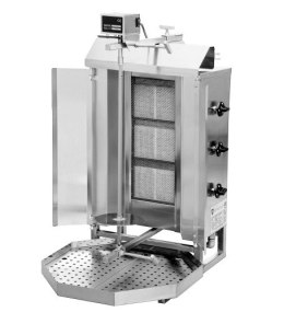 Gyros | opiekacz gazowy do kebaba | 3 palniki | wsad 40kg KLG220 Resto Quality