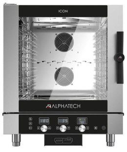 Piec konwekcyjno-parowy ICET071E | 7x GN 1/1 | 7x 600x400 | Alphatech by Lainox | sterowanie elektroniczne Alphatech by Lainox