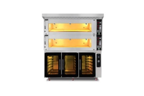 Piec piekarniczy modułowy 2-komorowy | elektryczny | 27,4 kW | 400V | 1660x1400x1930 | MD/1400/2 Resto Quality