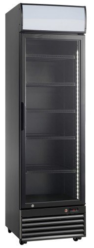 Szafa chłodnicza przeszklona RQ416-BLACK | 338l | czarna (SD416) Resto Quality