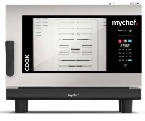 Piec konwekcyjno-parowy elektryczny | automatyczny system myjący | 4xGN1/1 | 6,3 kW |400 V| Mychef COOK MASTER 041E Mychef_Promo