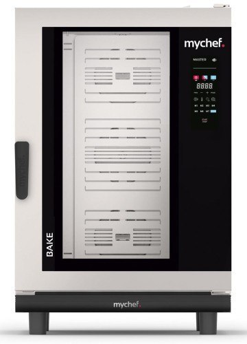 Piec konwekcyjno-parowy elektr|piekarniczo-cukierniczy|automatyczny system myjący|10x600x400|18,9 kW | 400 V | Mych Mychef_Promo