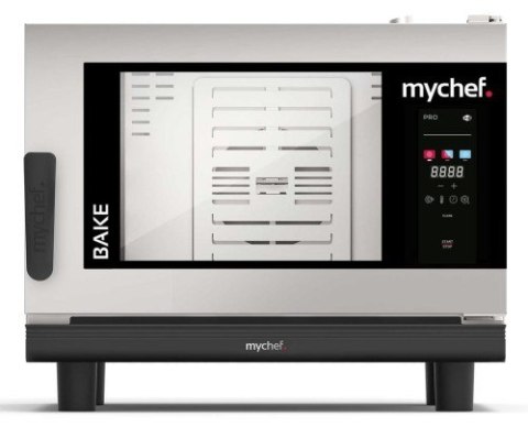 Piec konwekcyjno-parowy elektryczny | piekarniczo-cukierniczy | automatyczny system myjący | 4x600x400 | 7,3 kW | 400 V | Mychef Mychef.