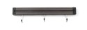 Listwa magnetyczna z haczykami, HENDI, 3, czarny, (L)340mm Hendi Listwa magnetyczna z haczykami, HENDI, 3, czarny, (L)340mm Hendi