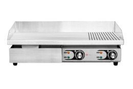 Płyta grillowa elektryczna | 2/3 gładka 1/3 ryflowana | nastawna | 2,2 + 2,2 kW | RQEG820-2 Resto Quality_Promo