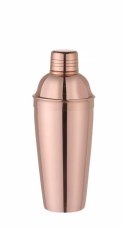 Shaker 3-częściowy Cobbler, Bar up, miedziany, o85x(H)240mm Hendi
