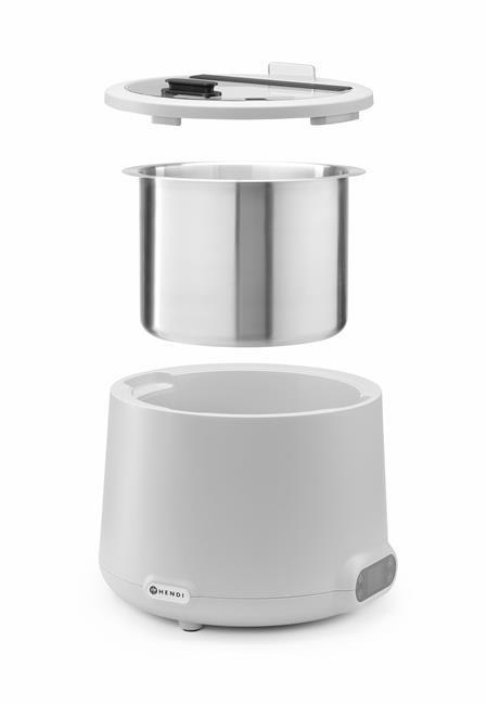 UNIQ Kociołek do zupy, HENDI, 8L, biały, 220-240V/500W, o366x(H)325mm Hendi UNIQ Kociołek do zupy, HENDI, 8L, biały, 220-240V/500W, o366x(H)325mm Hendi