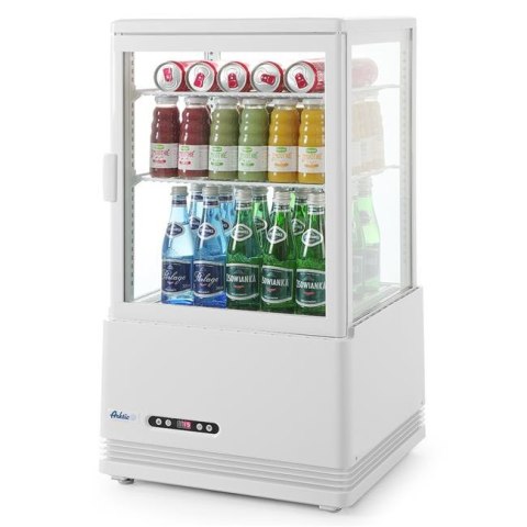 Witryna chłodnicza nastawna 58L czarna Hendi