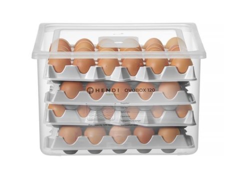 Pojemnik na jajka HENDI OVOBOX 120, HENDI, GN 2/3, 18L, 355x325x(H)200mm Pojemnik na jajka HENDI OVOBOX 120, HENDI, GN 2/3, 18L, 355x325x(H)200mm