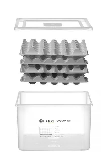 Pojemnik na jajka HENDI OVOBOX 120, HENDI, GN 2/3, 18L, 355x325x(H)200mm Pojemnik na jajka HENDI OVOBOX 120, HENDI, GN 2/3, 18L, 355x325x(H)200mm