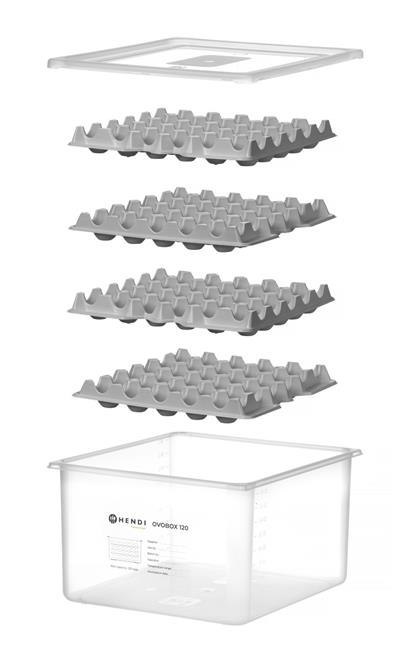 Pojemnik na jajka HENDI OVOBOX 120, HENDI, GN 2/3, 18L, 355x325x(H)200mm Pojemnik na jajka HENDI OVOBOX 120, HENDI, GN 2/3, 18L, 355x325x(H)200mm