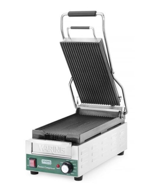 Grill kontaktowy Panini Compresso Slimline, Waring, 220-240V/1800W, 317x596x(H)260mm Grill kontaktowy Panini Compresso Slimline, Waring, 220-240V/1800W, 317x596x(H)260mm