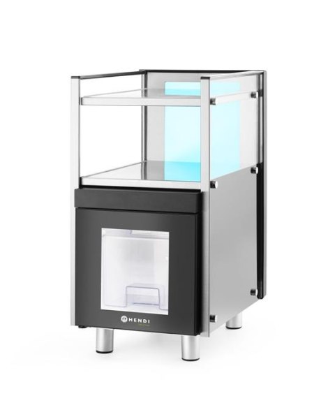 Lodówka na mleko z podgrzewaczem do filiżanek, HENDI, 3,5L, 220-240V/168W, 313x442x(H)613mm Hendi