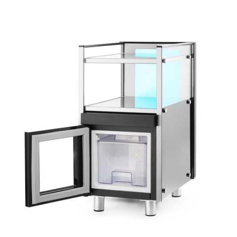 Lodówka na mleko z podgrzewaczem do filiżanek, HENDI, 3,5L, 220-240V/168W, 313x442x(H)613mm Hendi