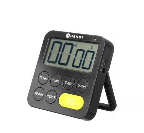 Timer jednozakresowy, HENDI, czarny, 82x20x(H)88mm Timer jednozakresowy, HENDI, czarny, 82x20x(H)88mm