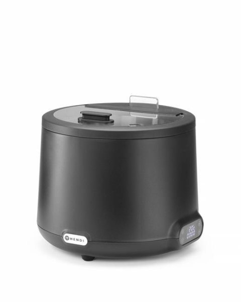 UNIQ Kociołek do zupy, HENDI, 8L, czarny, 220-240V/500W, o366x(H)325mm Hendi UNIQ Kociołek do zupy, HENDI, 8L, czarny, 220-240V/500W, o366x(H)325mm Hendi