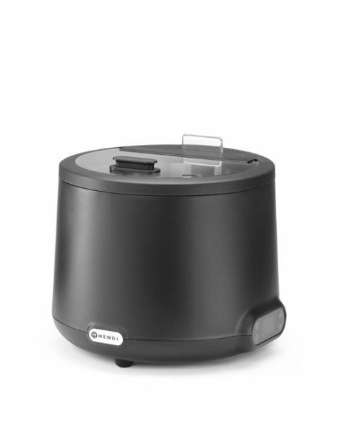 UNIQ Kociołek do zupy, HENDI, 8L, czarny, 220-240V/500W, o366x(H)325mm Hendi UNIQ Kociołek do zupy, HENDI, 8L, czarny, 220-240V/500W, o366x(H)325mm Hendi