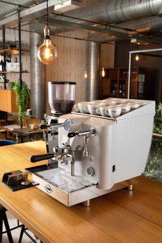 Ekspres kolbowy 2-grupowy | Lollo 2GR White | kolor biały | 4 kW VBM