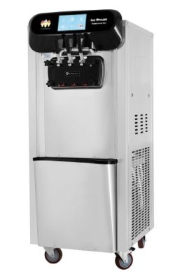 Maszyna do lodów włoskich | automat do lodów soft | 2 smaki + mix | nocne chłodzenie | wolnostojąca | 2x8 l Resto Quality