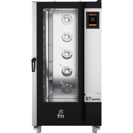 Piec konwekcyjno-parowy, STG Gastro z wózkiem, 20 GN 1/1, P 36.25 kW, U 400 V FM Industrial