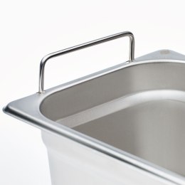 Pojemnik stalowy z uchwytami Gredil, GN 1/1, H 100 mm Stalgast