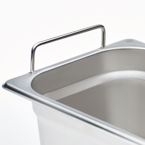 Pojemnik stalowy z uchwytami Gredil, GN 1/3, H 100 mm Gredil