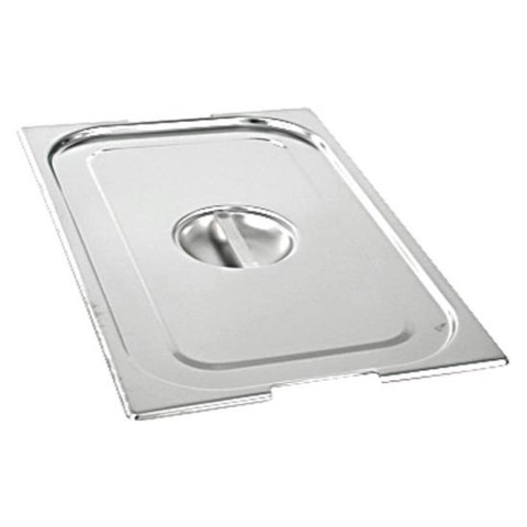 Pokrywka stalowa z wycięciem na uchwyty do pojemników, Gredil, GN 1/4 Gredil