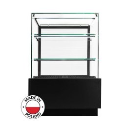 Witryna cukiernicza chłodnicza Dolce Visione Breve Premium 700 | wnętrze ze stali nierdzewnej | wersja obniżona | 700x670x1110+/ Resto Quality