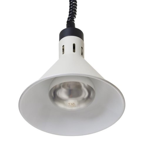 Lampa do podgrzewania potraw wisząca, stożkowa, HENDI, biały, 230V/250W, ?275x(H)250mm