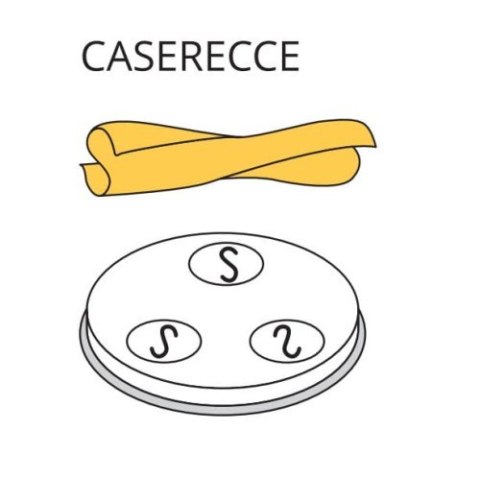 Matryca formująca do maszynki do makaronu PF15E i MPF1.5N CASERECCE - 9 x 5 mm Resto Quality