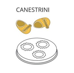 Matryca formująca do maszynki do makaronu PF80E i MPF8N CANESTRINI - ø 16 mm Resto Quality