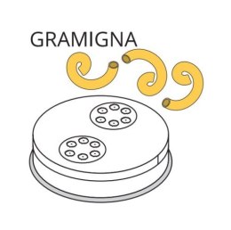 Matryca formująca do maszynki do makaronu PF80E i MPF8N GRAMIGNA - ø 3,5 mm Resto Quality