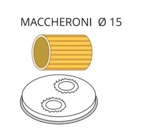 Matryca formująca do maszynki do makaronu PF80E i MPF8N MACCHERONI - ø 15 mm Resto Quality