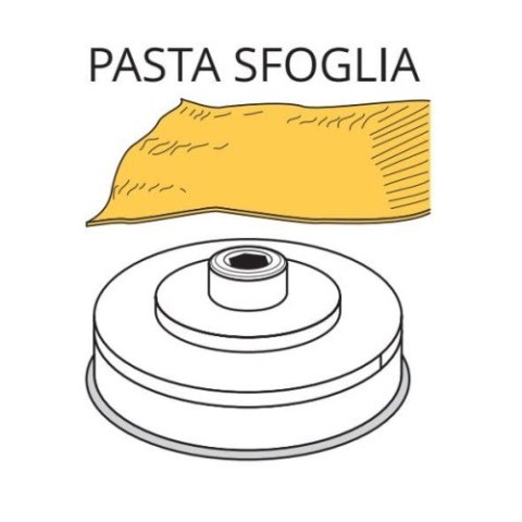 Matryca formująca do maszynki do makaronu PF80E i MPF8N PASTA SFOGLIA Resto Quality