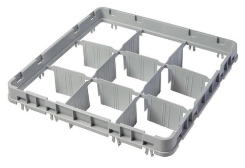 Nadstawka do koszy CAMBRO FULL DROP 500×500 mm szara, model E1 36 przegródek