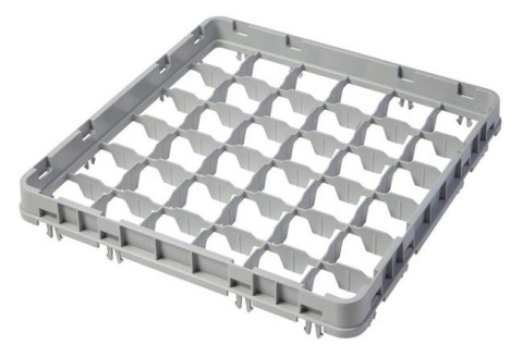 Nadstawka do koszy CAMBRO HALF DROP 500×500 mm szara, model E2 16 przegródek