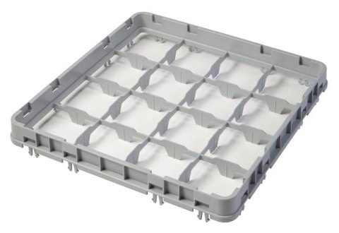 Nadstawka do koszy CAMBRO HALF DROP 500×500 mm szara, model E2 25 przegródek