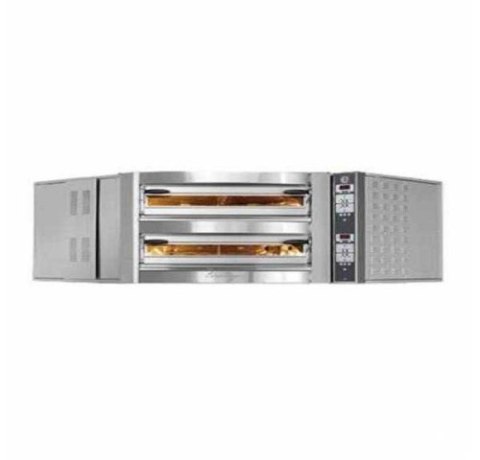 Piec do pizzy Cuppone Caravaggio | CR835/2 TS | elektryczny | panel dotykowy | 8+8x36 cm | 11,8+11,8 kW | 1445x1639x777 mm Cuppone