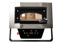 Piec do pizzy obrotowy Mantegna | MN40/1DG-P | elektryczny | max.500 °C | 1x40cm | 4 kW | 670x664x605 mm Cuppone